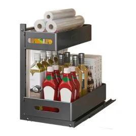 organizer-pod-zlew-2-poziomowy-wysuwany-czarny-stal-weglowa