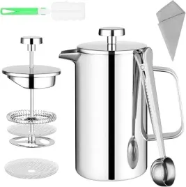 french-press-zaparzacz-do-kawy-350ml-stal-nierdzewna-podwojne-scianki