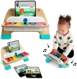 hape-baby-einstein-magiczne-dotykowe-pianinko-zabawka-prezent-muzyka-keyboard-dla-niemowlecia-instrument-klawiszowy-drewniany-od-12-miesiecy