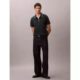 koszulka-polo-ss-tipped-zip-pique-w-kolorze-ciemnozielonym-calvin-klein-l