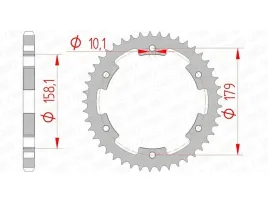 zebatka-napedzana-tyl-moto-stalowa-czarna-afa-35804-45