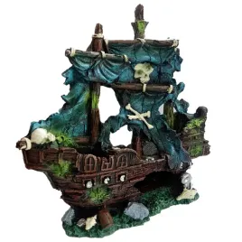 aqua-nova-ozdoba-dekoracja-statek-piracki-an3013-ceramiczna-figurka-do-akwarium-miniaturowy-okret-do-aranzacji-zbiornika