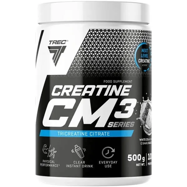  Trec Nutrition CM3 Powder - cytrynian kreatyny 500g biała cola