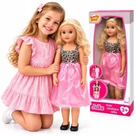 lalka-chodzaca-za-reke-julka-duza-70cm-blond-sukienka-panterka-smily-play