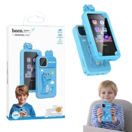 hoco-telefon-dla-dzieci-zabawkowy-aparat-gry-j-polski-niebieski-komorka-3-unisex-dla-chlopca-i-dziewczynki-certyfikat-ce