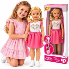 lalka-chodzaca-za-reke-julka-duza-70cm-blond-wlosy-bluzka-serce-smily-play
