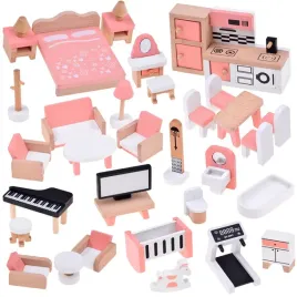 drewniane-mebelki-do-domku-dla-lalek-34-elementy-wyposazenie-domu-za6358-miniaturowe-akcesoria-zabawka-dla-dzieci-od-3-lat
