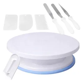 patera-obrotowa-szpatulki-lopatki-dekoracje-tort-ciasto-urodziny-zestaw-talerz-do-serwowania-wypiekow-plastikowy-28-cm
