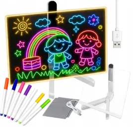 tablica-led-magiczna-podswietlana-do-rysowania-swiecaca-dla-dzieci-zabawka-plansza-suchoscieralna-edukacyjna-kreatywna-305-205-cm-od-3-lat