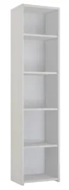 regal-bialy-176x40x30-cm-5-polek-na-ksiazki-segregatory-do-biura-pojemny