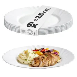 6x-talerz-obiadowy-plytki-255cm-szklany-plaski-okragly-bialy-duzy-talerze-do-serwowania-posilkow-zestaw-mozna-myc-w-zmywarce