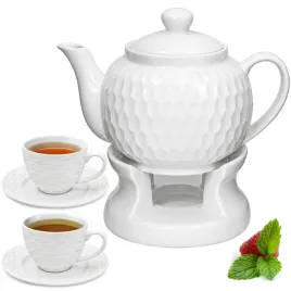 komplet-dzbanek-z-podgrzewaczem-900ml-filizanki-240ml-porcelana-zestaw-imbryk-do-herbaty-czajniczek-2-spodki-bialy-mozna-myc-w-zmywarce