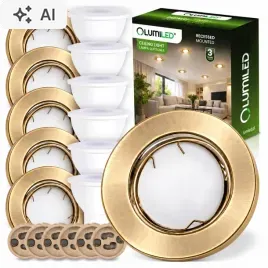 6x-oprawa-podtynkowa-6w-halogenowa-lampa-sufitowa-ruchoma-zarowka-led-gu10-oczko-do-zabudowy-w-kolorze-mosiadzu-klasa-ochronnosci-iii
