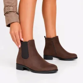 sztyblety-damskie-brazowe-zamszowe-botki-plaskie-38-buty-za-kostke-na-zamek-z-mikrofibry-niski-obcas-15-cm