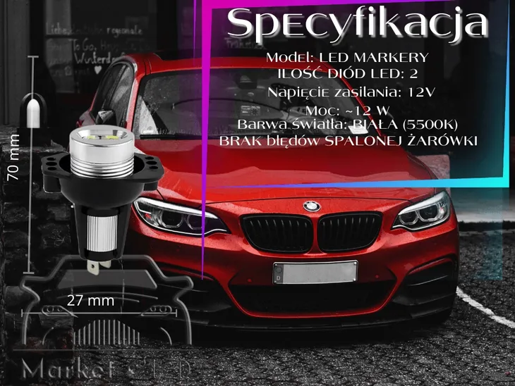 led-markery-bmw-e90-e91-producent-czesci-inny