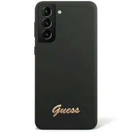 guess-silicone-script-metal-logo-etui-samsung-galaxy-s23-czarny