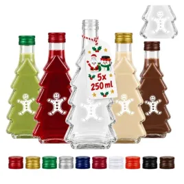 5x-butelki-choinka-250ml-z-nadrukiem-likier-nalewki-sok-butelki-swiateczne