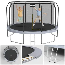 bezpieczna-trampolina-ogrodowa-dla-dzieci-12ft-366-cm-siatka-drabinka-rebel-okragla-do-skakania-udzwig-150-kg-70-sprezyn