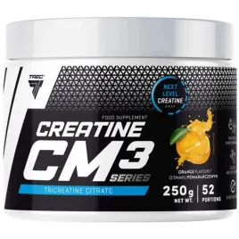 trec-cm3-powder-250g-jablczan-kreatyny-w-proszku-pomarancza