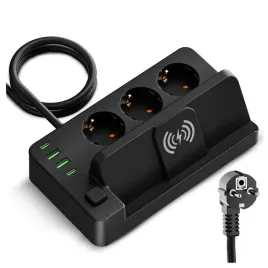 przedluzacz-listwa-zasilajaca-sieciowa-3m-3x-230v-ladowarka-usb-indukcja-gniazda-z-uziemieniem-kabel-w-gumowej-izolacji-czarna-10a