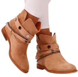 bezowe-botki-damskie-zamszowe-kowbojki-buty-lekkie-wsuwane-na-koturnie-2-cm-rozmiar-39-wkladka-25-cm-skora-ekologiczna