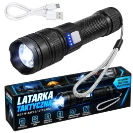 latarka-taktyczna-wojskowa-mocna-led-akumulator-kabel-usb-sznurek
