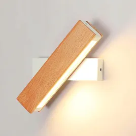 lampa-scienna-led-drewno-kinkiet-bialy-obrotowy-do-salonu-korytarz-3000k-4w-oprawa-kierunkowa-do-sypialni-metalowa-1-punkt-swietlny