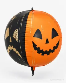 balon-foliowy-straszne-dynie-pomaranczowo-czarny-50cm-halloween