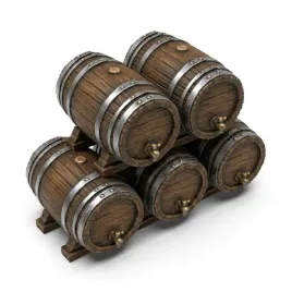 3d-printed-set-stackable-wooden-barrels-1-35-zestaw-beczek-do-makiet