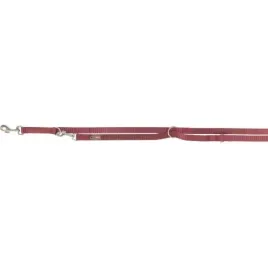 trixie-premium-smycz-regulowana-dwustronna-tasma-bordowa-ml-2-00-m-20-mm