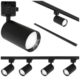 oswietlenie-szynowe-zestaw-listwa-1m-4x-lampa-gu10-czarny-szynoprzewod-reflektory-sufitowe-4-punkty-swietlne-bez-zarowek-do-35-w-na-punkt