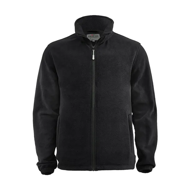 Polar MĘSKI ROBOCZY CIEPŁY CZARNY Bluza Polarowa UNISEX ZEN BLACK r.L