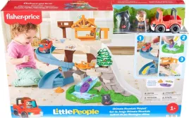 fisher-price-little-people-wielka-gorska-przygoda-tor-zjezdzalnia-jjy77-zabawka-edukacyjna-dla-malucha-plastikowy-zestaw-do-zabawy
