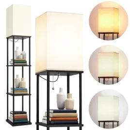 lampa-podlogowa-stojaca-2w1-lampka-led-e27-polka-regal-do-czytania-160cm-bezowy-czarny