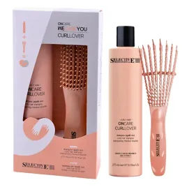 selective-oncare-curllover-zestaw-szampon-do-lokow-275ml-szczotka
