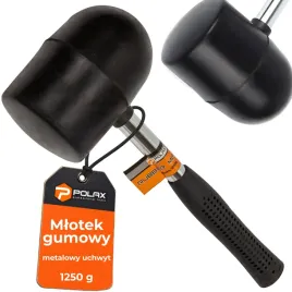 mlotek-gumowy-1250g-obuch-90mm-trzonek-metalowy-do-kostki-i-plytek-polax-pobijak-brukarski-glazurniczy-ukladanie-bruku-kafelkow