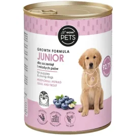 wow-pets-karma-mokra-dla-psow-szczeniat-przepiorka-z-pstragiem-400g