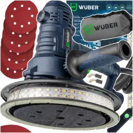 szlifierka-do-gipsu-gladzi-sieciowa-180mm-z-tasma-led-6-papierow-sciany-i-sufity-regulacja-obrotow-odpylanie-125-mm-2300-obr-min