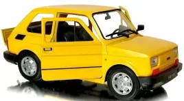 fiat-126p-maluch-zolty-auto-metalowe-samochod-otwierane-drzwi-welly-1-21