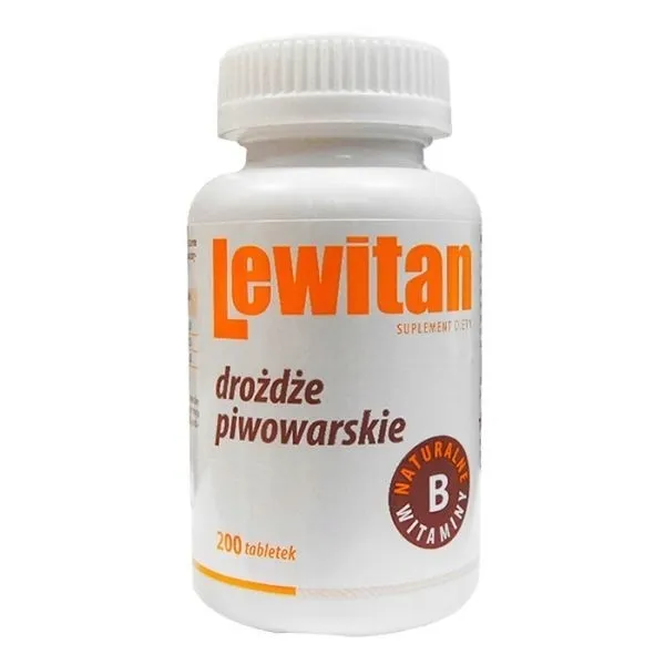 Lewitan Z DROŹDŻE PIWOWARSKIE 200 tabletek