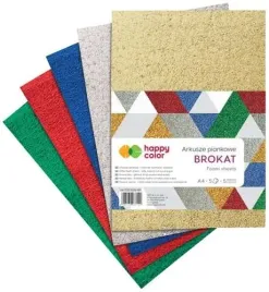 pianka-dekoracyjna-brokatowa-a4-arkusze-piankowe-kolorowe-5-ark-happy-color