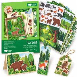 blok-kreatywny-z-motywami-lasu-forest-a4-80g-artystyczny-happy-color
