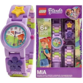 lego-friends-mia-zegarek-dzieciecy-8021230-kolorowy-regulowany-pasek-dziewczynki-unisex-wiek-6-lat