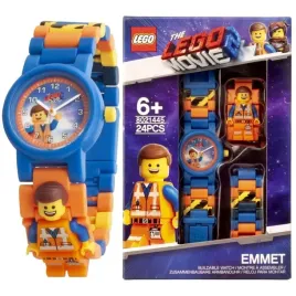 lego-movie2-emmet-zegarek-dzieciecy-8021445-regulowany-pasek-czasomierz-dla-chlopca-i-dziewczynki-od-6-lat-24-elementy-certyfikat-ce