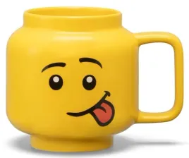 lego-duzy-kubek-ceramiczny-glowa-gluptasek-chlopiec-gapcio-jezyk-l-530-ml-zolte-naczynie-do-napojow-dla-dzieci-od-5-lat-prezent-dla-dziewczynki-i