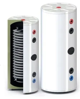 ZBIORNIK WYMIENNIK PIONOWY CWU 245L Z WĘŻOWNICĄ INOX 3.83M2 SOLITANK 300