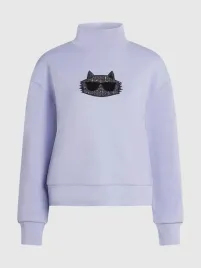 karl-lagerfeld-bluza-damska-z-bawelna-ze-stojka-boucle-fioletowa-xxl-u5a