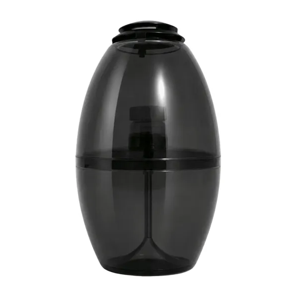 LUMINOX Znicz Lampion Olejowy Duży Czarny Onyx Na Grób Cmentarz 1,4L 25cm