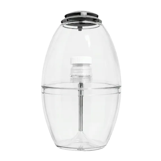 LUMINOX Znicz Lampion Olejowy Duży Crystal Na Grób Cmentarz 1,4L 25cm