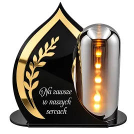znicz-led-latarenka-na-grob-cmentarz-statuetka-czarna-zlota-dekoracja
